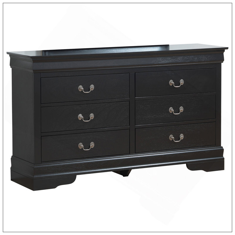 Commode élégante noire