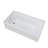 60 in. x 32 in. Soaking Alcove Bathtub with Left Drain in White