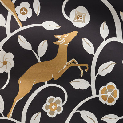 Les Gazelles Au Bois Vinyl Wallpaper
