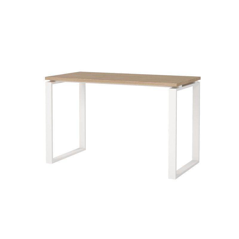 Bureau d'écriture l 47,24 po Embrie, hickory Jackson / blanc Embrie, Blanc