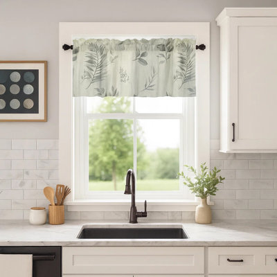 70" x 14" Tropical Window Shower Curtain