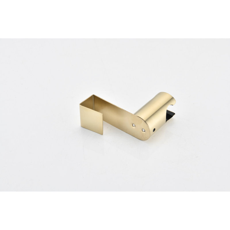 Brushed Gold Metal Toilet Bidet - Handheld For Hygienic Cleaning, Adjustable Spray To Meet Different Needs Gold, Corrosion And , Efficient Cleaning