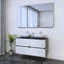 Meuble-lavabo double 47,2 po avec dessus Kaydin-935074321-935074320