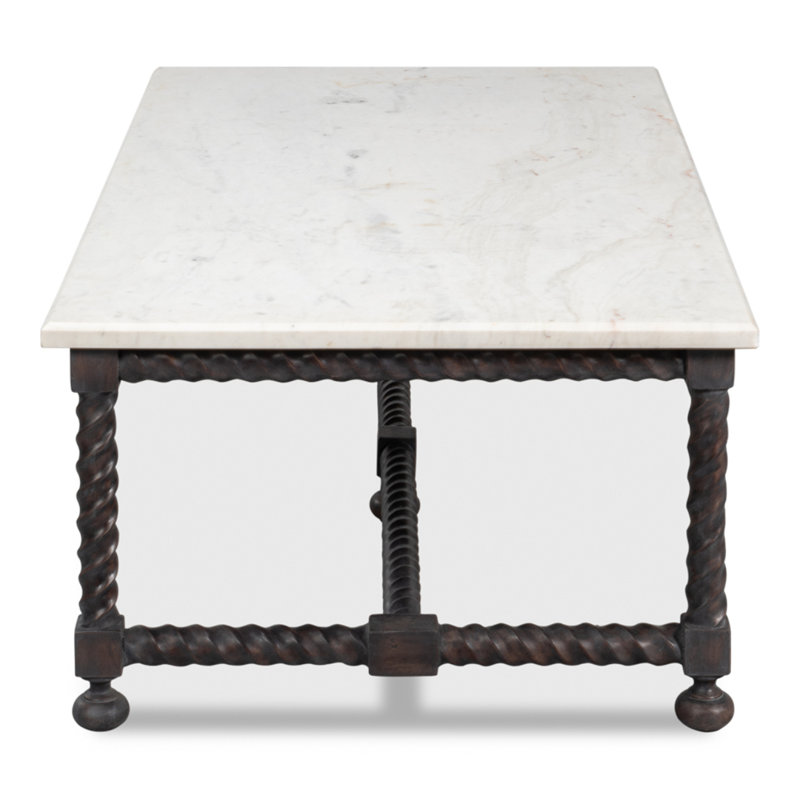 Barley Glass Cocktail Table