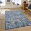 Tapis bleu area Yoann-1340647895