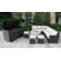 9 - Person Modular Patio Conversation Sets with Cushions