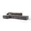 4 Seater Velvet Sofa & Chaise-130020587
