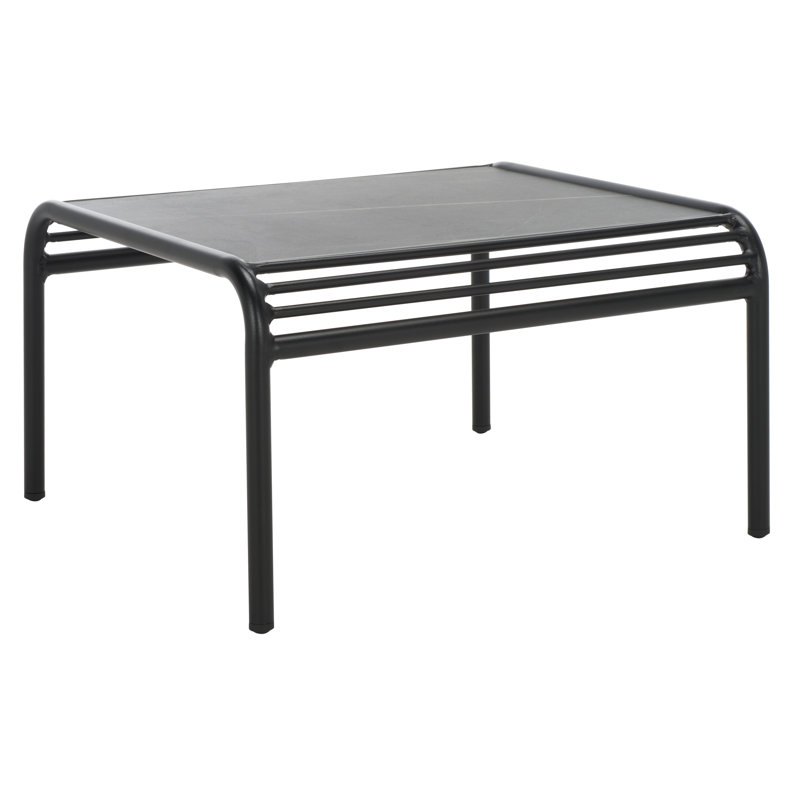 Hydetown Sintered Stone Table, Black