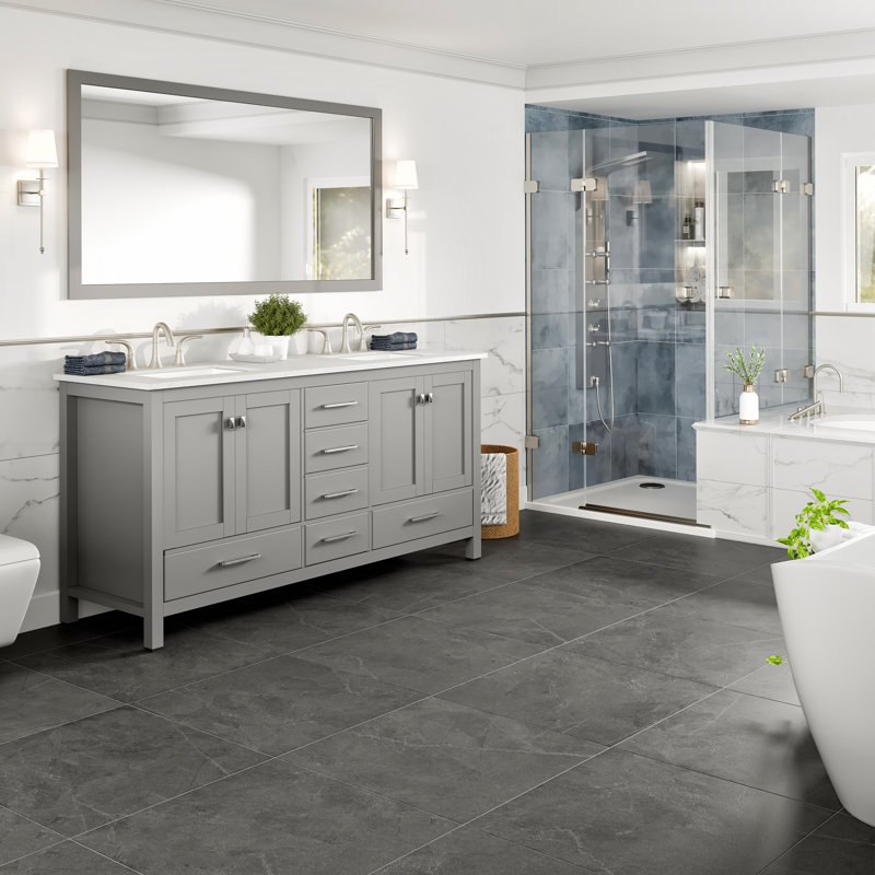 Minnich 72" Double Bathroom Vanity Set