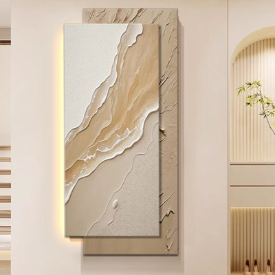 Peinture décorative tridimensionnelle en forme de rivière 35,43 po