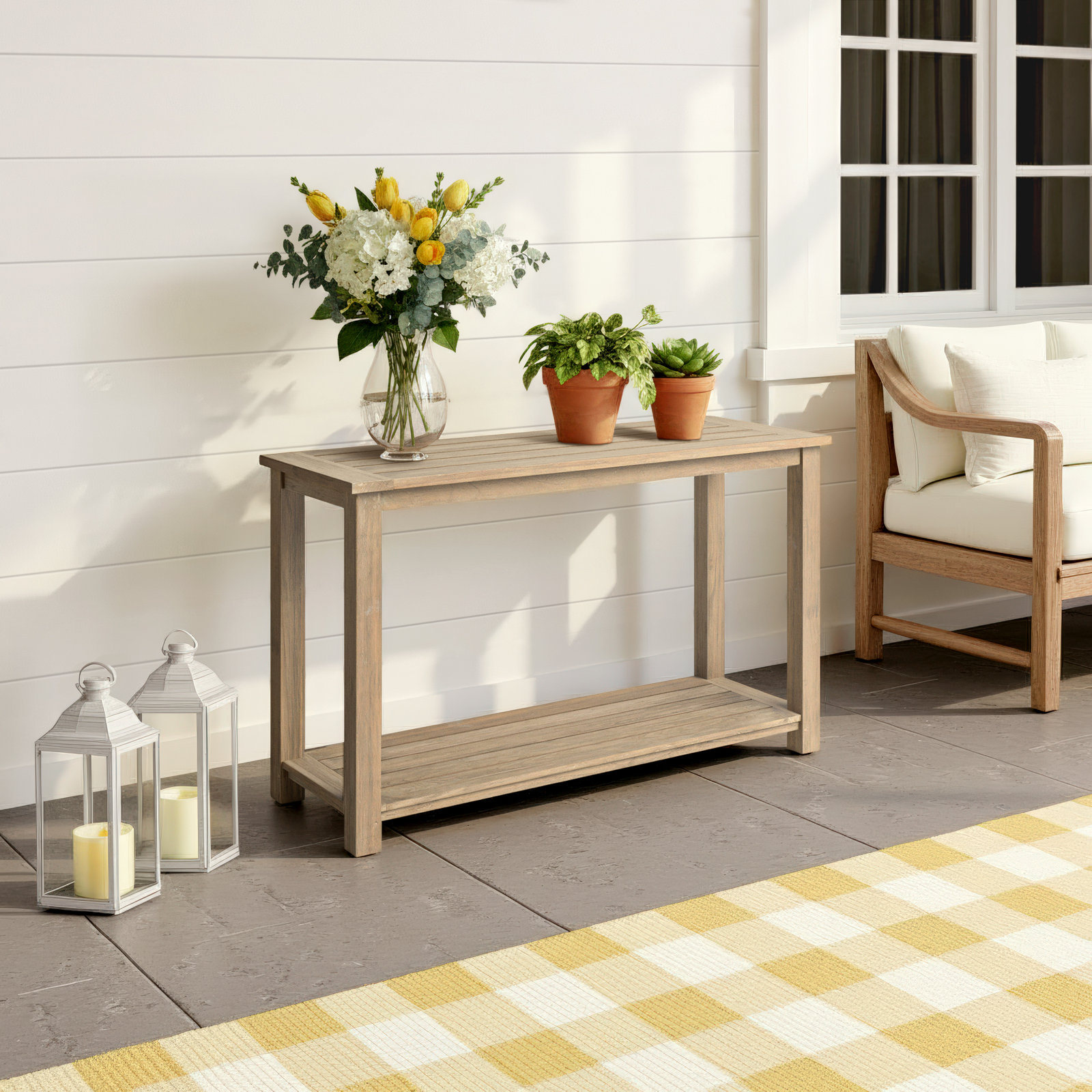 Vienna 49" Teak Patio Table