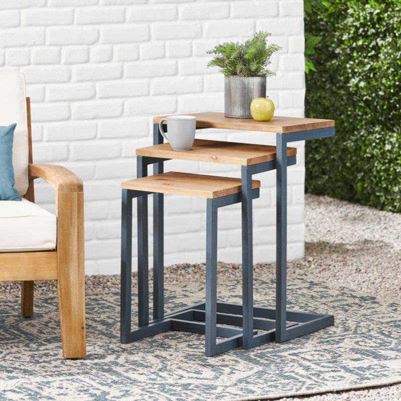 Ensemble de 3 tables gigognes Modern Modern