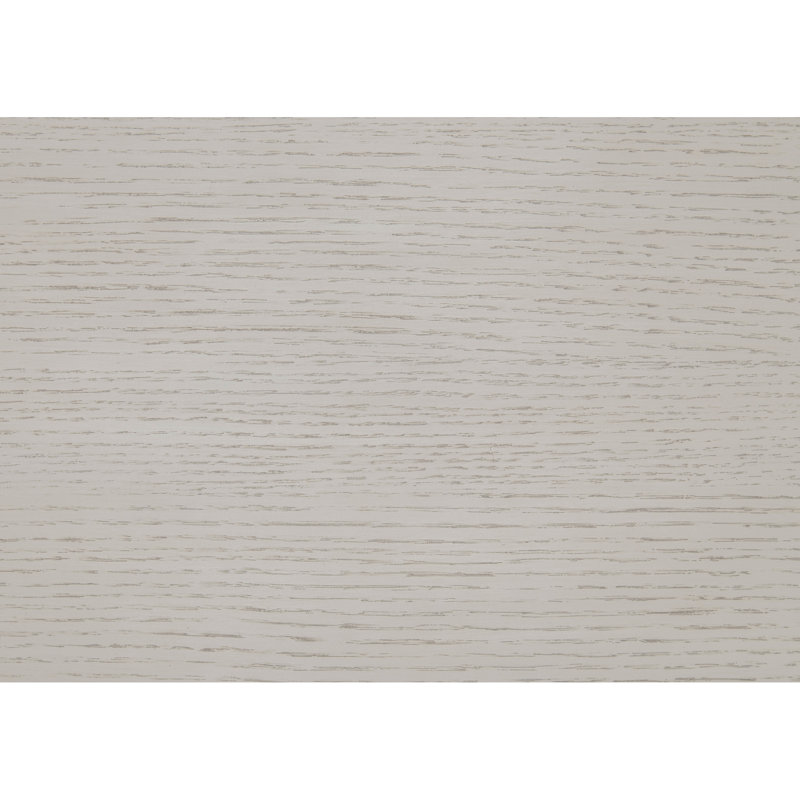 De 2 chaises de salle à manger blanches antiques avec siège rembourré texturé gris confortable, cadre en bois côté finition 2, pour