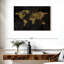 Carte du monde Aliaz Glitzy Gold-108942852