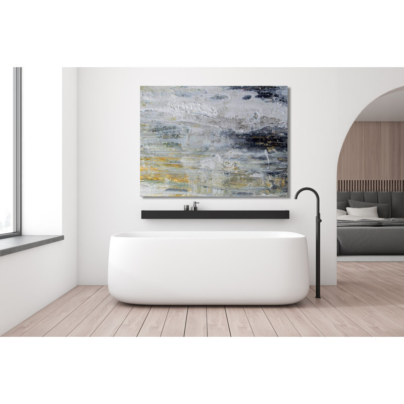 Abstract Print by John Beard, 48" H x 36" W x 1.5" D, Unframed