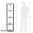 Carrye 64'' LED Dimmable Cornor Floor Lamp with Shelves-1741847953