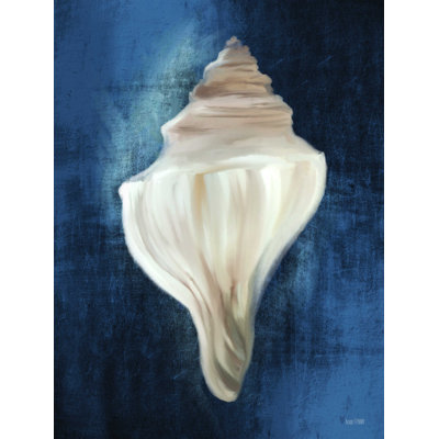 Conch Shell Blues I - impression sur toile tendue