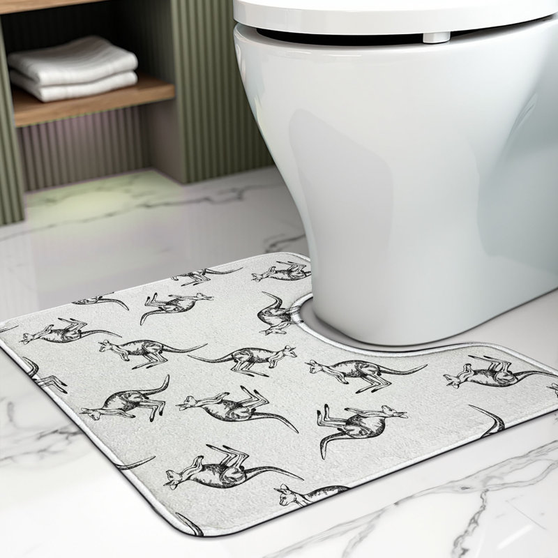 Tapis de salle de bain en U Kangaroo