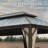 Outdoor Galvanized Steel Patio Gazebo with Double Roof-106495719-108682628