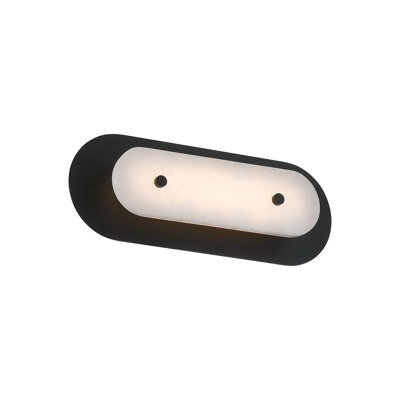 Tramore, Outdoor Powder Coat Black, Alabaster