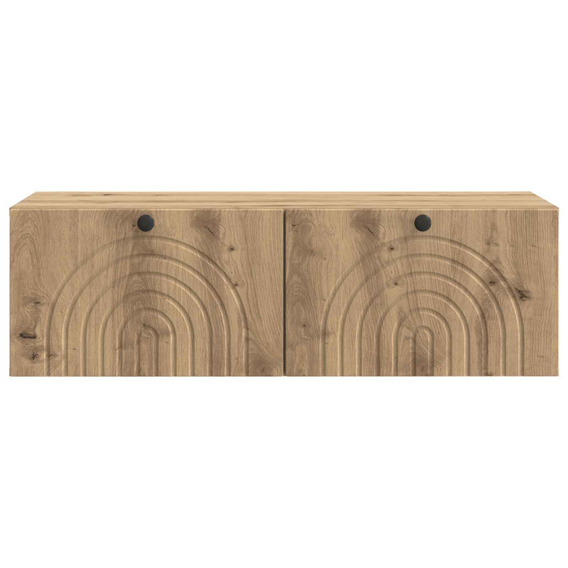 TV Stand, 30cm H x 99cm L x 41cm W, Artisan Oak