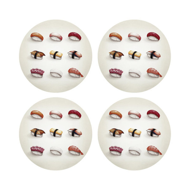 Sushi Town Pebble 16" Vinyl Placemat
