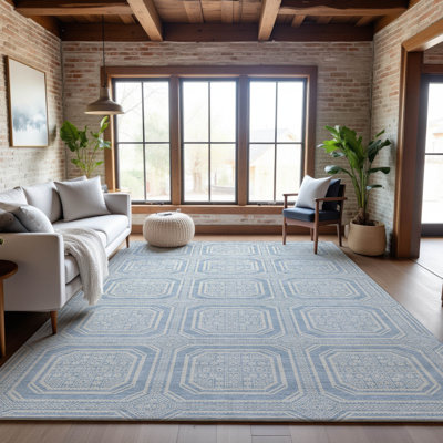 Premium Machine Washable Elize AMF1451 Geometric Rug