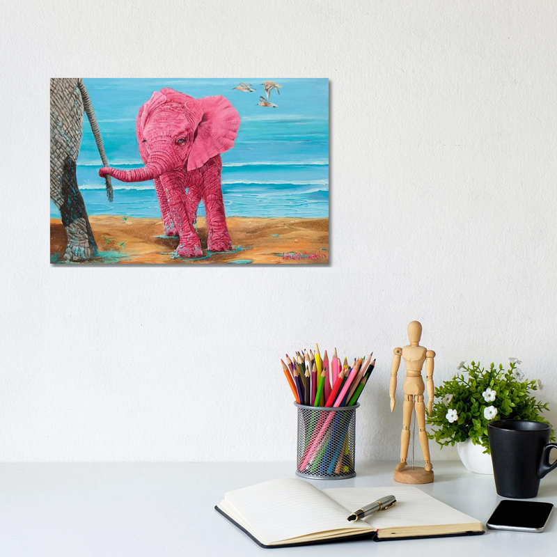 Tails I Win by Laura Curtin - Wrapped Canvas Gallery-Wrapped Canvas Giclée, 20.32 cm H x 30.48 cm W