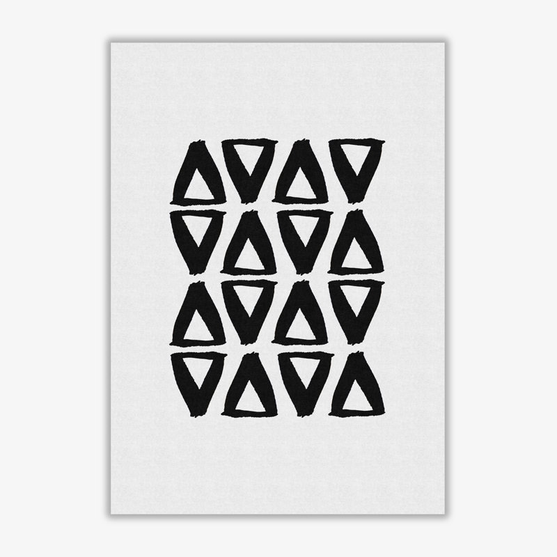 Black And White Abstract II - Print, No Frame, 30 cm H x 21 cm W x 1 cm D