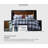 SLEEPBELLA Comforter Twin Size, 600 Thread Count Cotton Navy Blue & Grey Buffalo Pattern Blue Plaid Comforter Sets,Down Alternative Bedding Set 2Pcs (Twin, Navy Plaid)-122432889-122432895