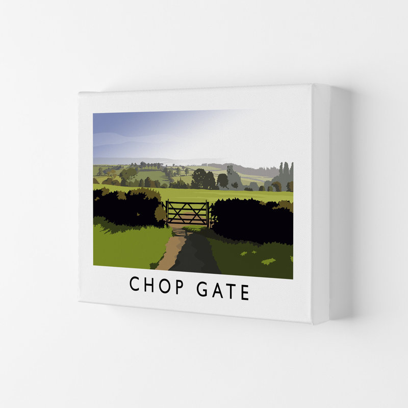 Chop Gate by Richard O'Neill - Print, Wrapped Canvas, 29.7cm H x 42cm W x 4cm D