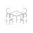 Kaneb Wicker Patio Dining Set with Square Table , Cushions Included-1333209750-1238269934-1333209758