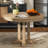 Farmhouse Dining Table Extendable Round Table For Kitchen,Dining Room(Only Table)-1296756346