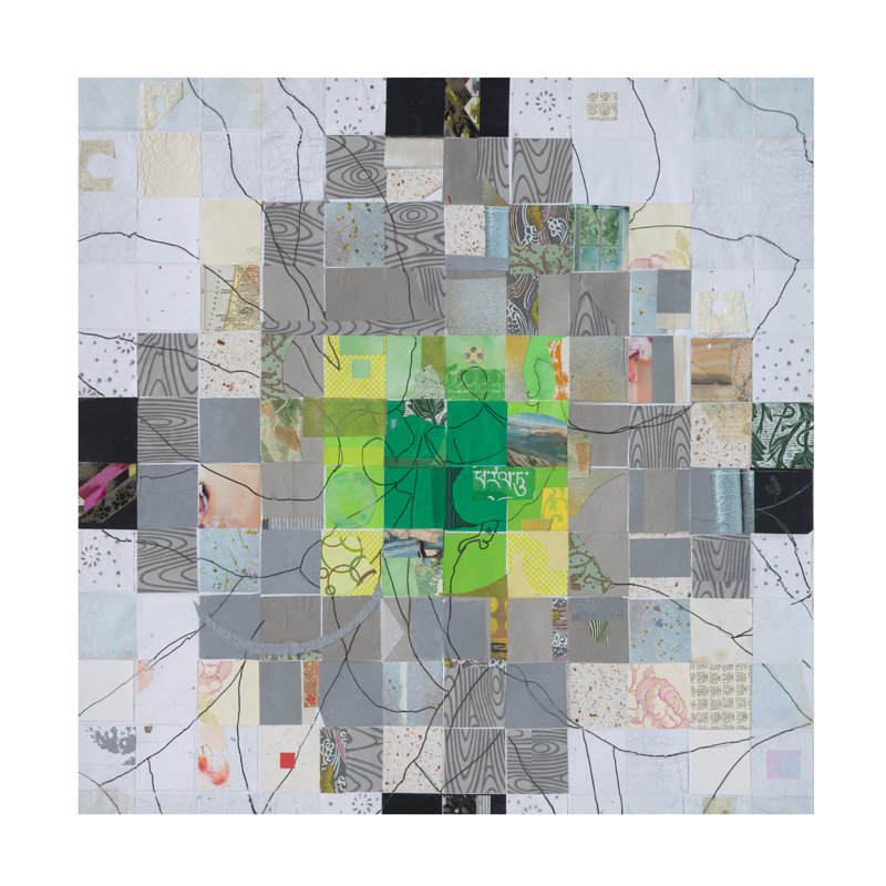 «Glow» sur toile, H 14 po x l 14 po