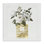 Toile chic avec bouquet de parfum rayé, design par Nan