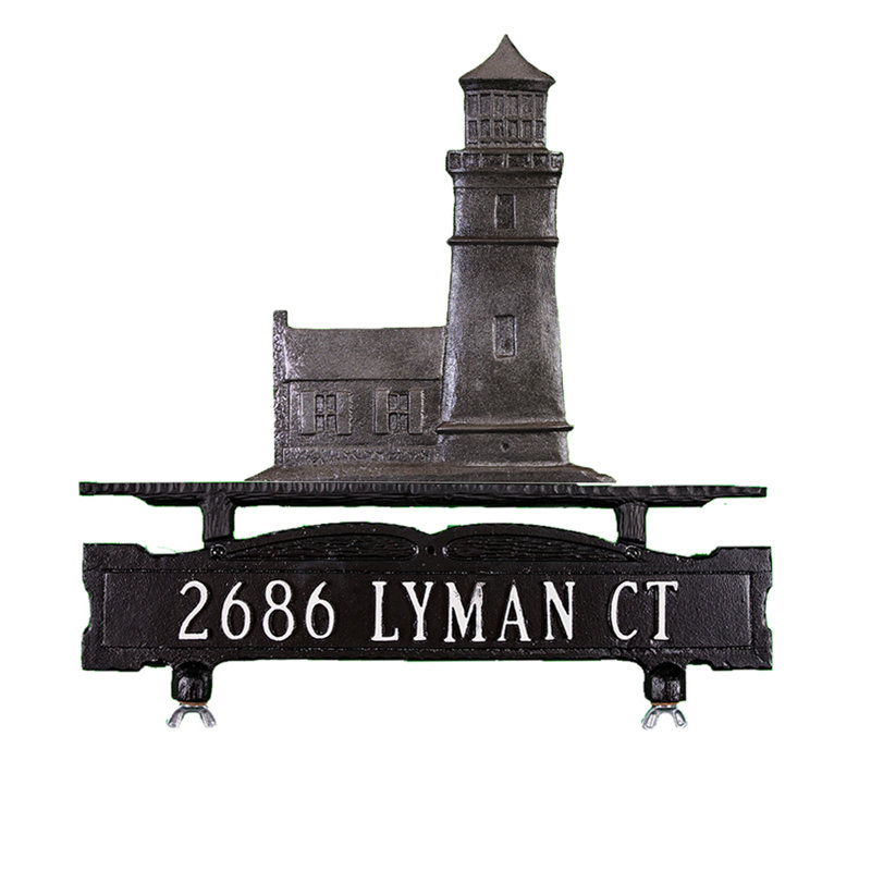 1-Line Mailbox Sign, Yes