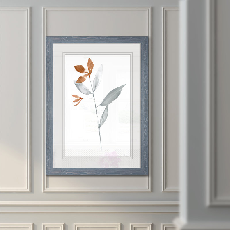 « simple radical ii »-cadre photo, reproduction d’art, Papier avec cadre blanc, H 44 po x l 32 po x P 1,25 po, Blanc