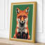 Fox Gaze Modern - Wrapped Canvas-130779334-130779355