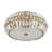 3-Light 18.31" Crystal Flush Mount Ceiling Light-1492529423
