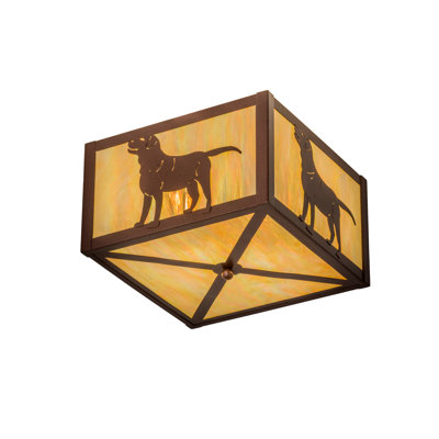 Rustic Lodge 2 - Light Flush Mount