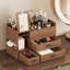 Organisateur de maquillage pour coiffeuse, organisateur de comptoir avec tiroirs, miroir