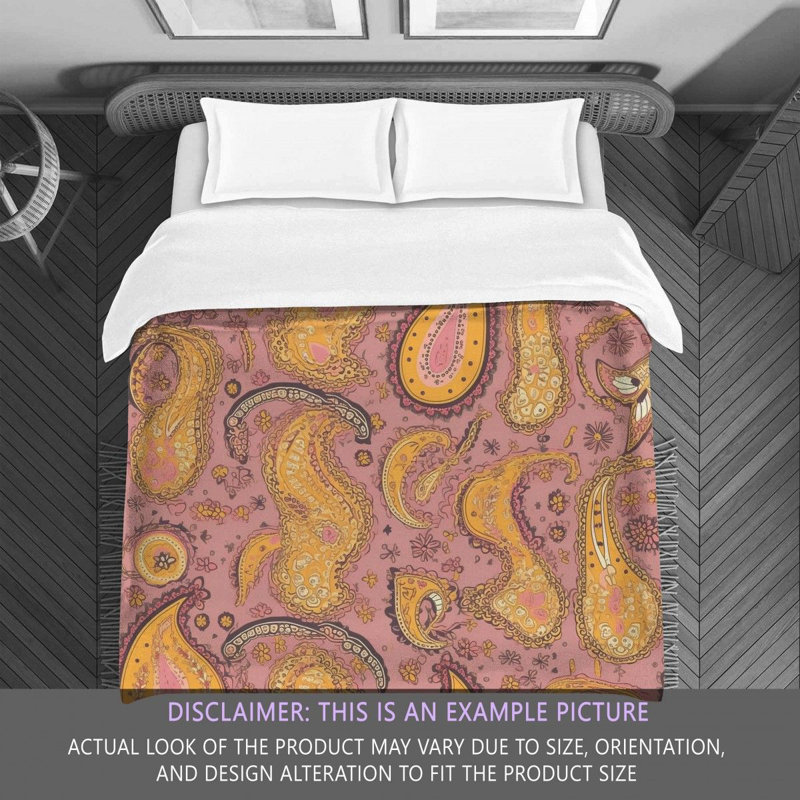 Paisley Bedding, Twin Comforter