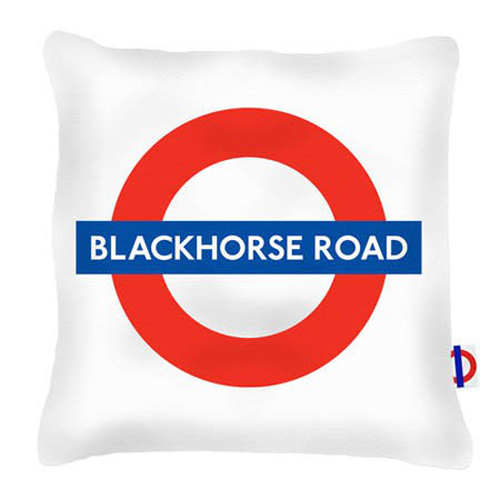 Blackhorse Road Tube Station London Transport Cushion