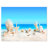 Risa Seashells on Tropical Beach' Graphic Art-1230802298-1230802299