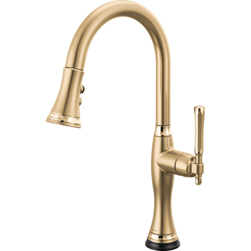SmartTouch© Pull-Down Kitchen Faucet, Luxe Gold / Polished Gold