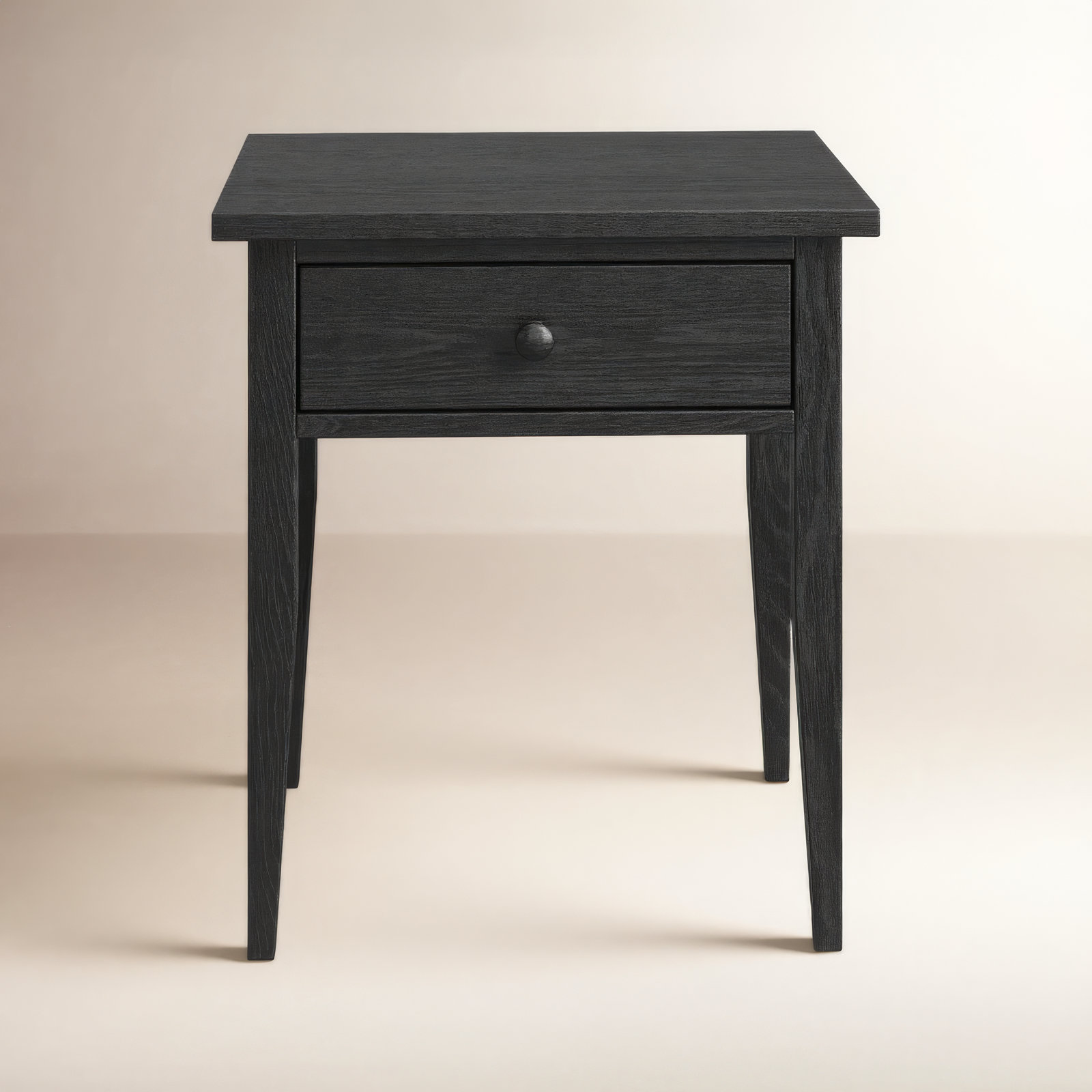 Bronwyn 1 Drawer Nightstand, Black