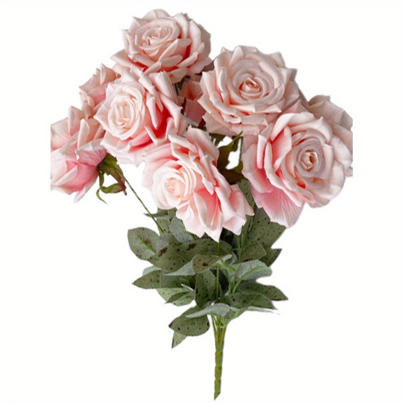 2 paquets de roses artificielles, Rose