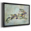 «Fantastic Florals Hare», reproduction d'art sur toile encadrée-2135172626-2135172637