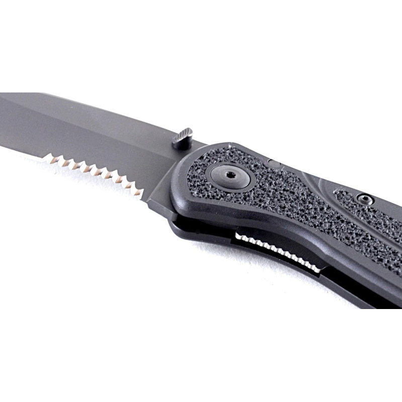 Kershaw Blur, couteau pliant dentelé, Gris