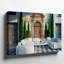 Toile d'un salon moderne et élégant avec un grand canapé modulaire blanc d'art mural placé au premier plan complété par une toile murale-2017463103
